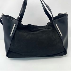 Vera Pelle Genuine Italian Black Leather Purse